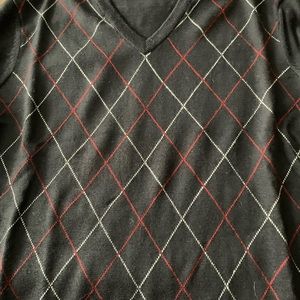 Men’s Black Express V-Neck Sweater